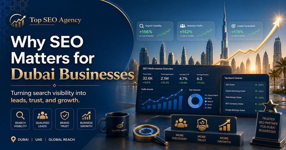 Why SEO Matters for Dubai Businesses — Turning Search Visibility Into Leads, Trust and Business Growth in UAE